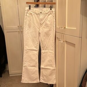 Frame Denim White Flare Jeans